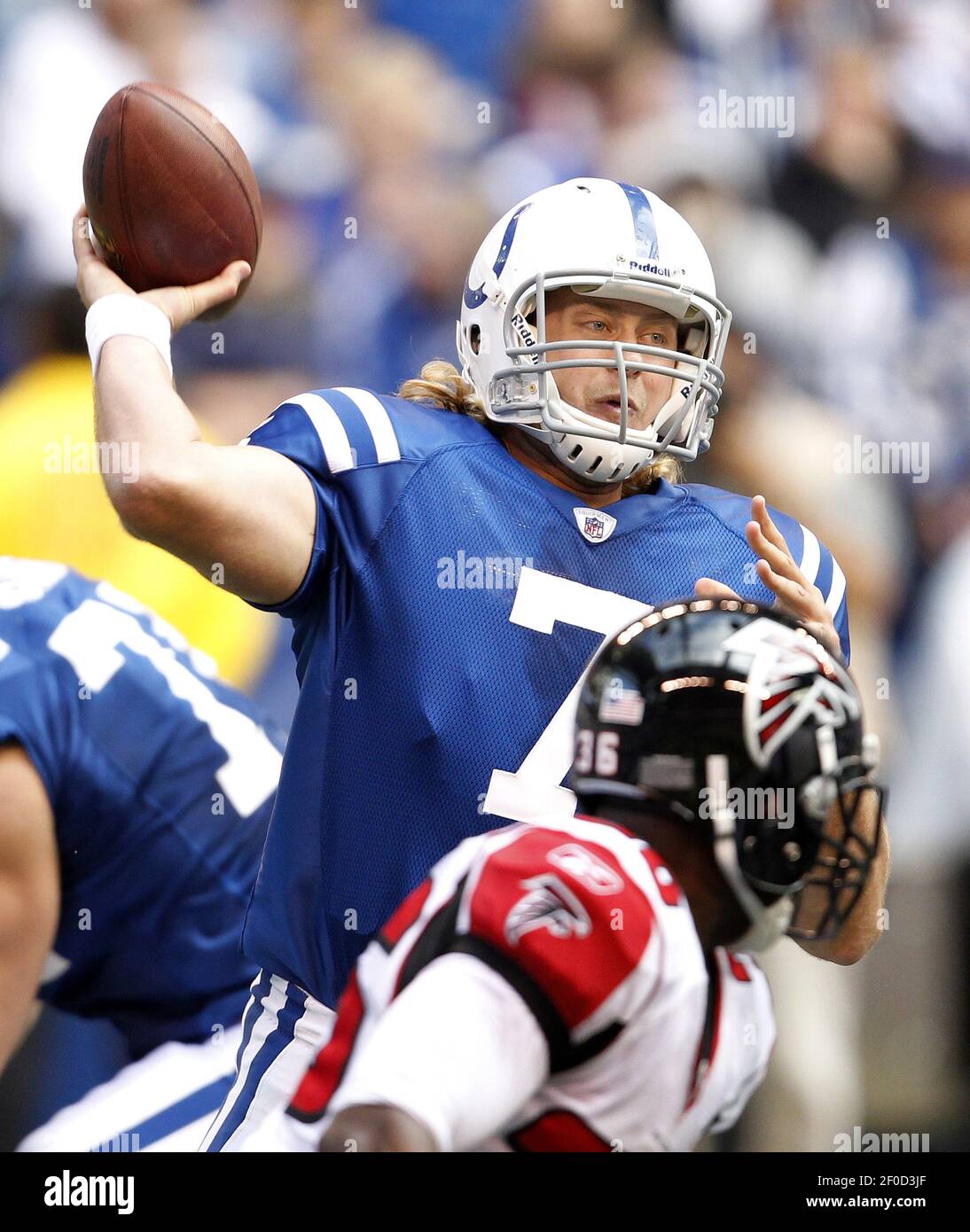 Indianapolis colts quarterback curtis painter hires stock photography