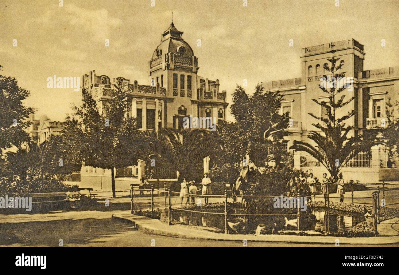 Plaza de los Patos 1920. Stock Photo