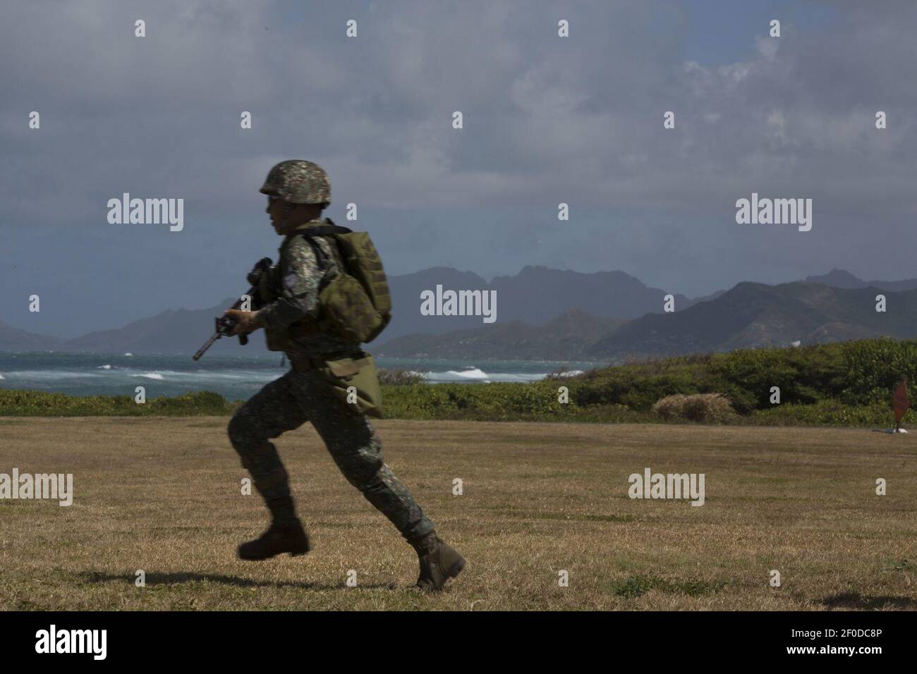 PMC Air Assault Rehearsal at RIMPAC 2018 Stock Photo - Alamy