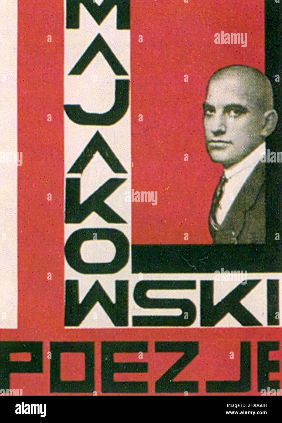 Poezje Włodzimierz Majakowski. Stock Photo