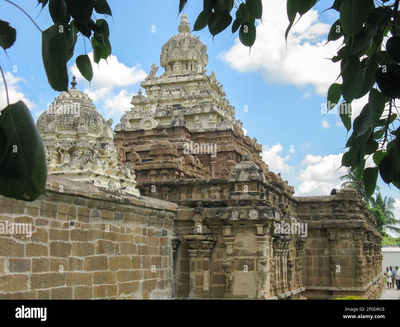 A temple of Indian Gods in South India at Kanchipuram In Tamil Nadu India clicked on 5 October 2008 Stock Photo