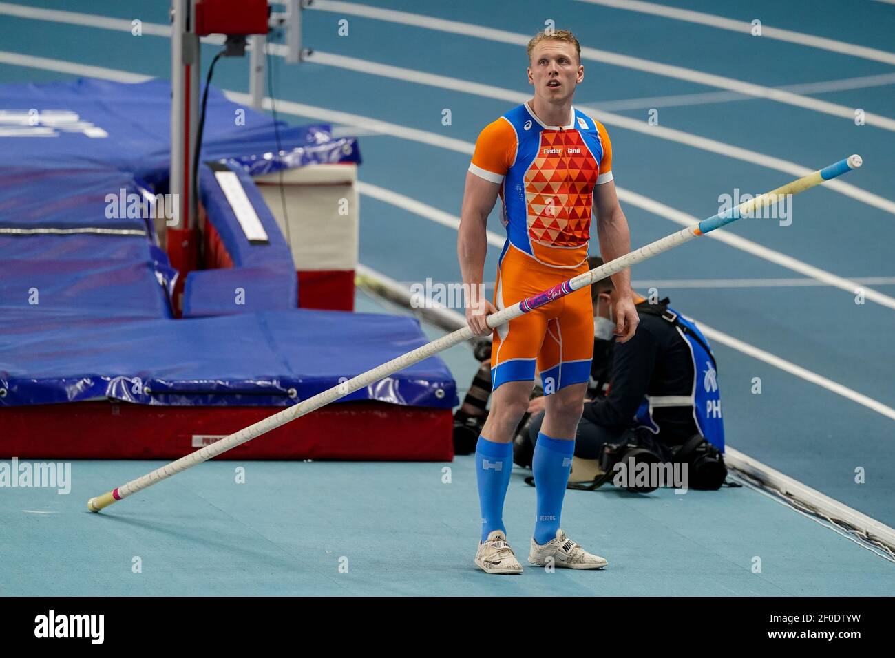 TORUN, POLAND MARCH 6 Menno Vloon of The Netherlands competing in