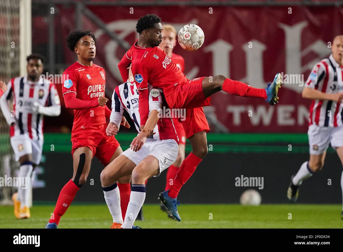 ,  - MARCH 6: Queensy Menig of FC Twente during the  match between  and  at  on March 6, 2021 in ,  (Photo by Jeroen Meuwsen/Orange Pictures) Stock Photo