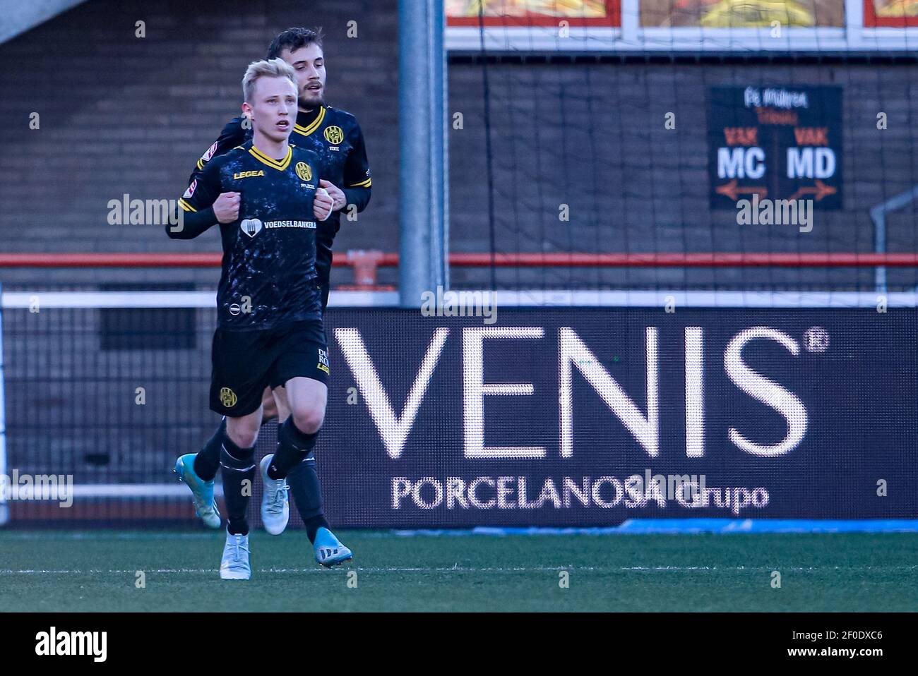 MARCH 6: Patrick Pflucke of Roda JC celebrates his score during the ...