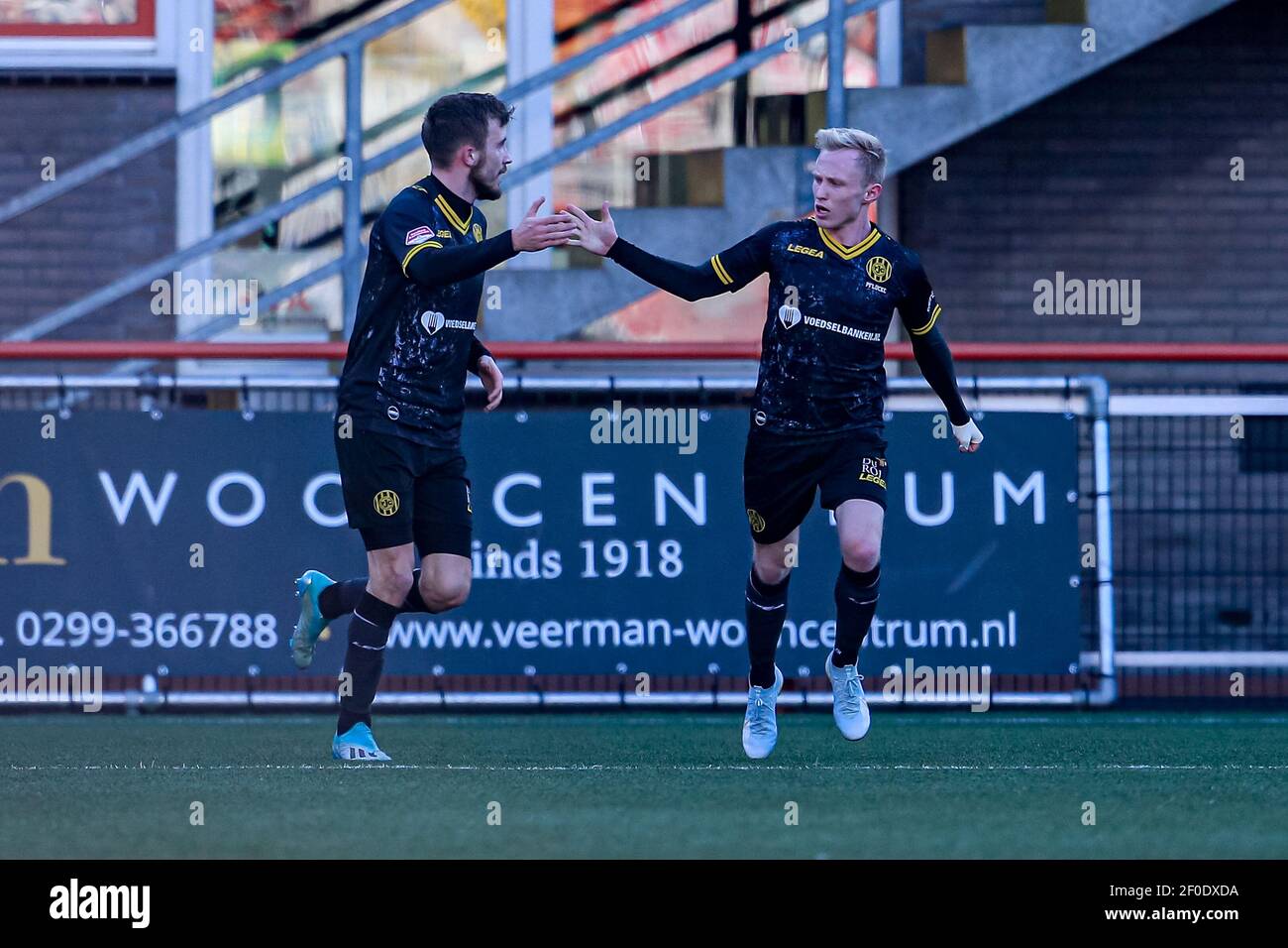 MARCH 6: Patrick Pflucke of Roda JC celebrates his score during the ...
