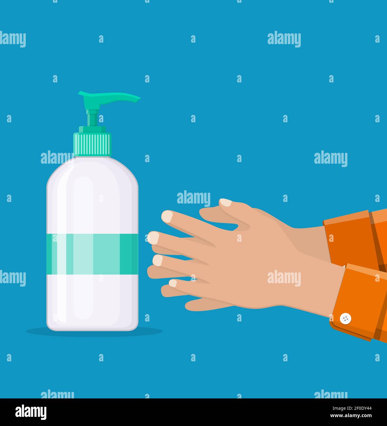 Washing hands soap face Stock Vector Images - Alamy