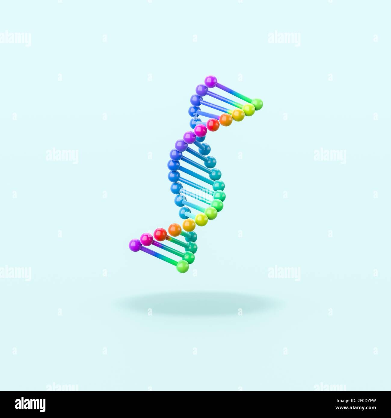 3d dna chain deoxyribonucleic acid hi-res stock photography and images ...