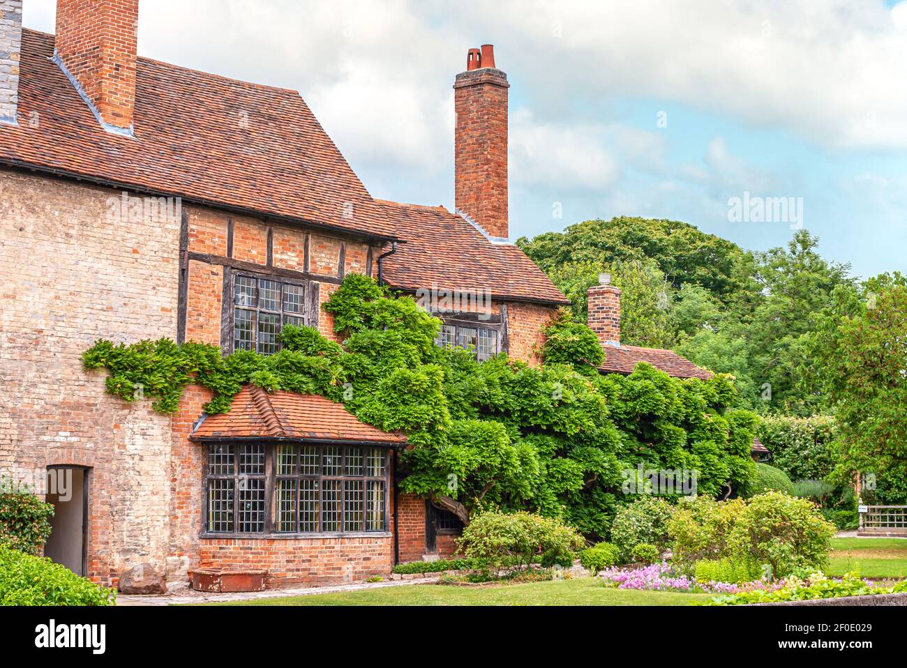 Nash's House and New Place in Stratford upon Avon, Warwickshire, England. Stock Photo