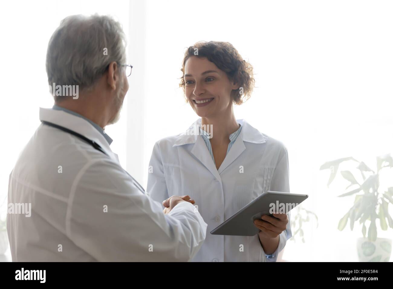 Diverse young doctors hospital hi-res stock photography and images - Alamy