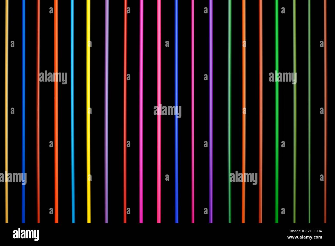 Rainbow stripes on black background Stock Photo - Alamy