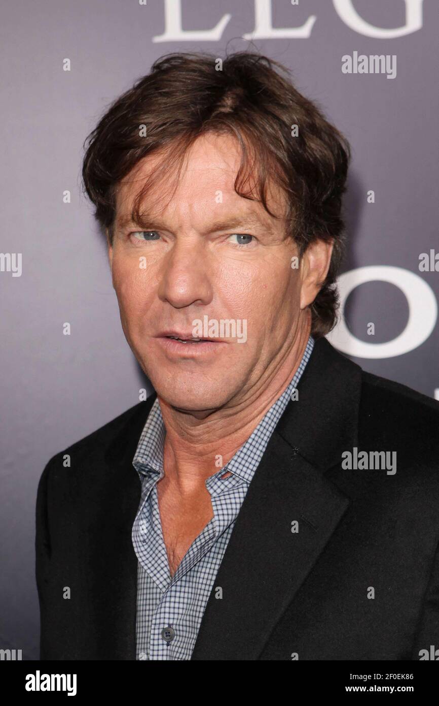 21 January 2010- Hollywood, California- Actor Dennis Quaid arrives at ...
