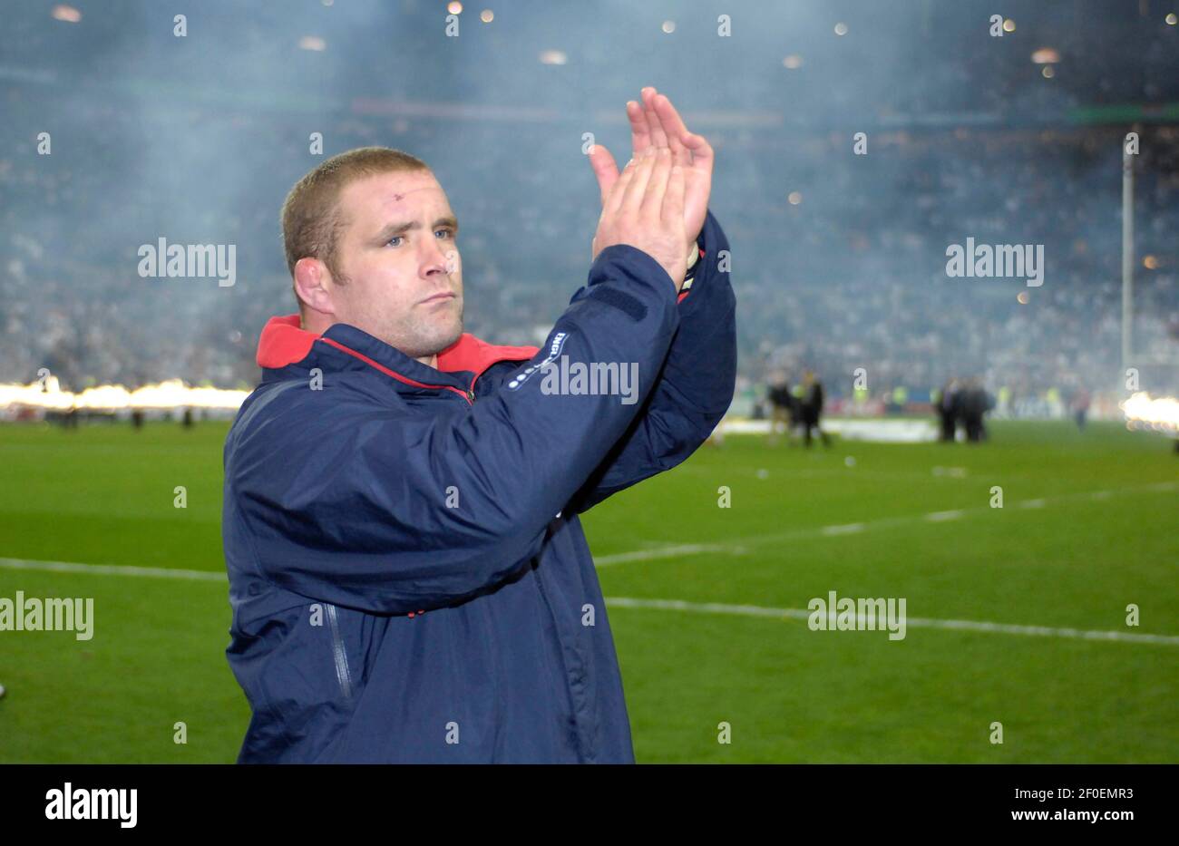 RUGBY WORLD CUP FINAL ENGLAND V SOUTH AFRICA IN THE STADE DE FRANCE PARIS. 20/10/2007. PHIL VICKERY. PICTURE DAVID ASHDOWN Stock Photo