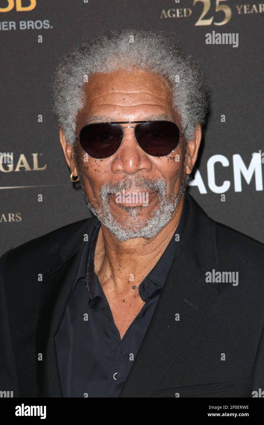 17 February 2010- Los Angeles, California- Morgan Freeman arrives at "An  Evening with Clint Eastwood" at LACMA in Los Angeles. Warner Home Video and  LACMA celebrate the release of the new DVD