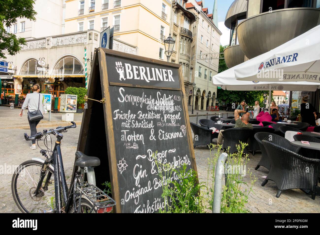 Berlin Nikolaiviertel  Germany street Stock Photo