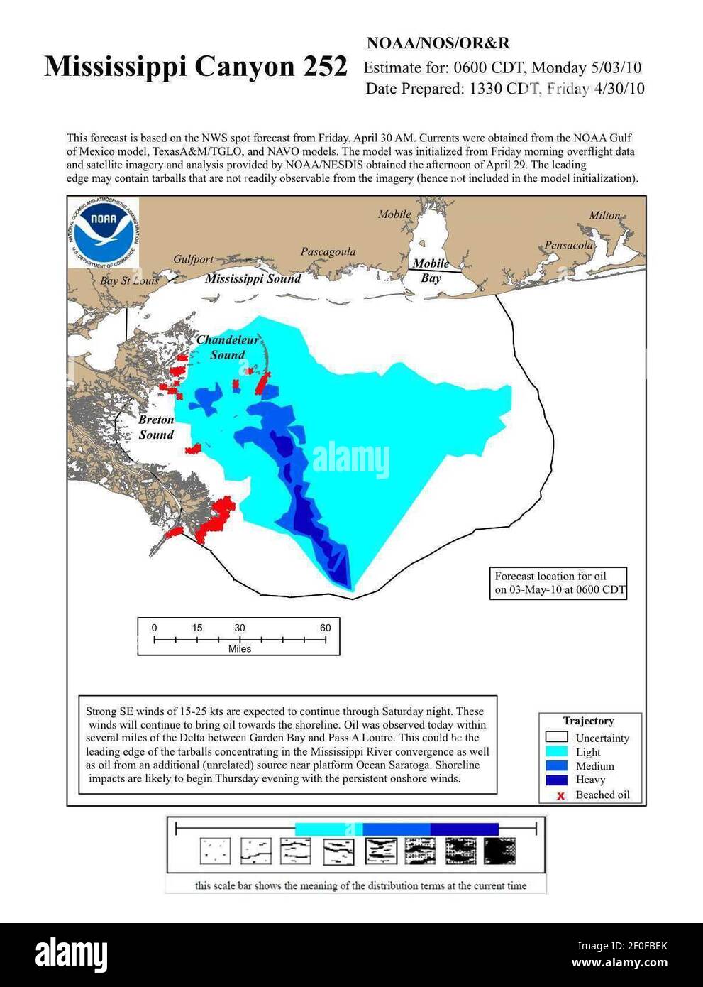 Oil Rig Sunk 1 May 2010 - Gulf of Mexico - U.S. Coast Guard maps depicting the ...