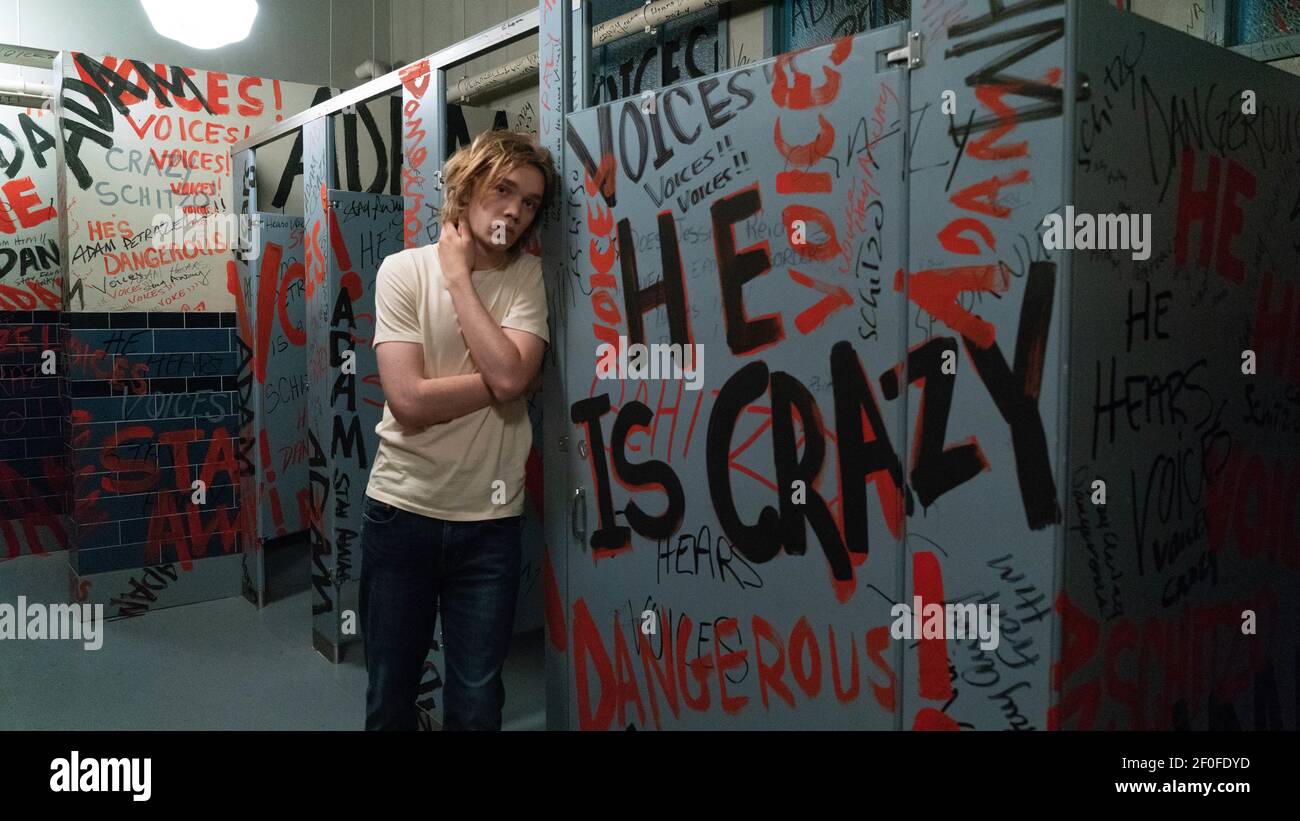 CHARLIE PLUMMER in WORDS ON BATHROOM WALLS (2020), directed by THOR FREUDENTHAL. Credit LD