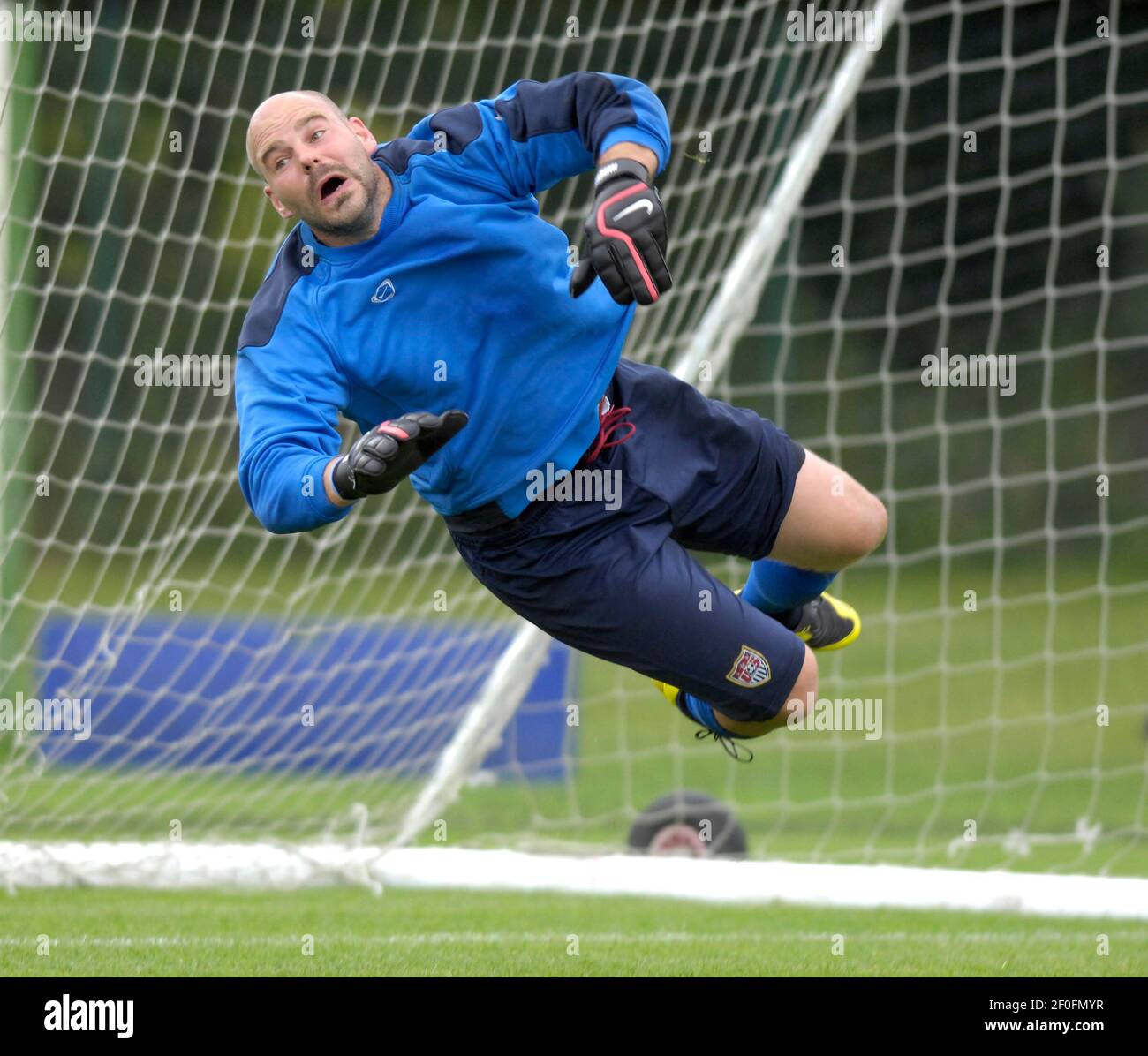 MARCUS HAHNEMANN GOALKEEPER WITH READING FC. 20/9/2007. PICTURE DAVID ASHDOWN Stock Photo