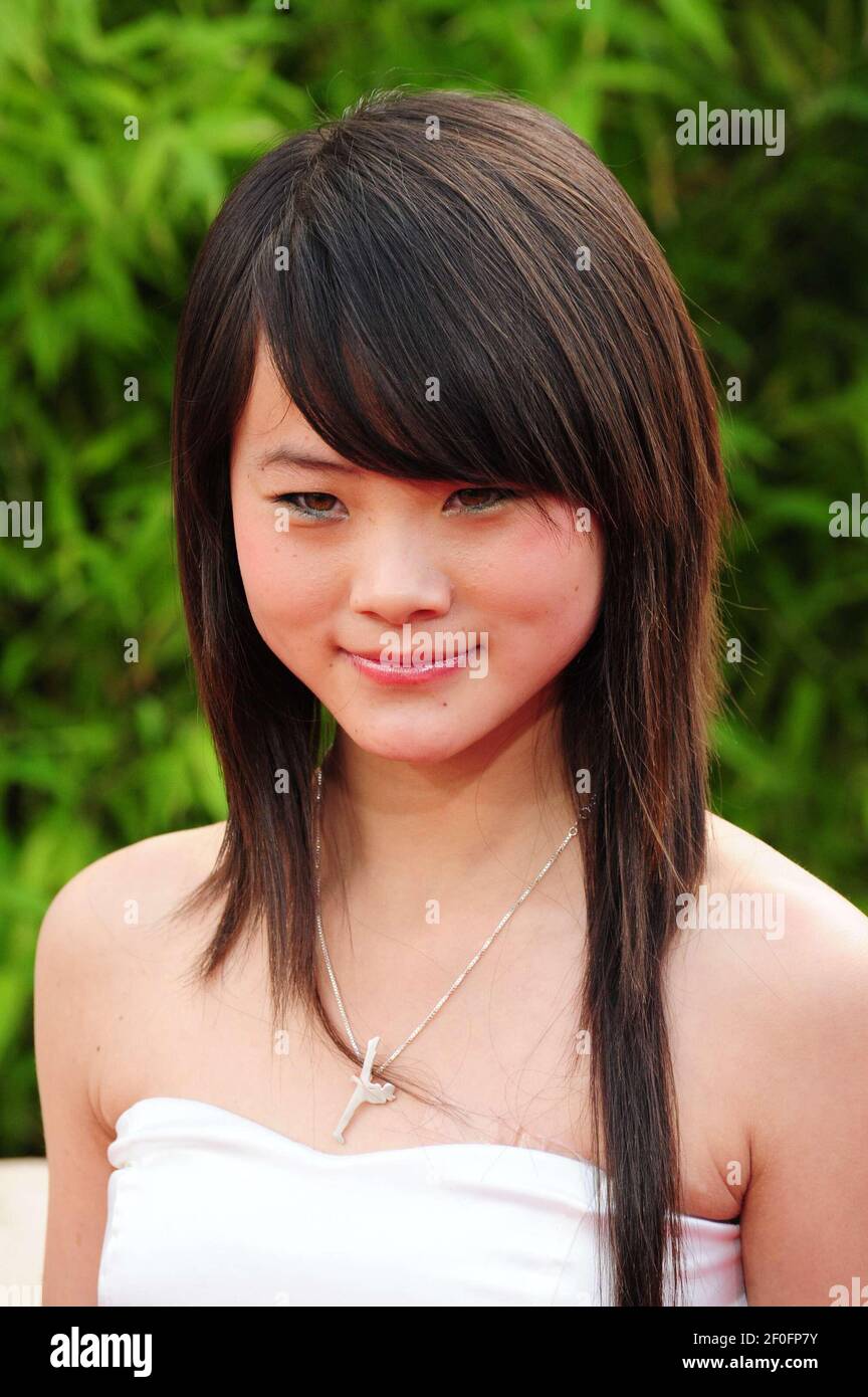 Wenwen Han. 7 June 2010, Westwood, CA. The Karate Kid Los Angeles  Premiere held at the Mann Village Theatre. Photo Credit: Giulio  MarcocchiSipa Press.Karate gm.1191006080936 Stock Photo - Alamy