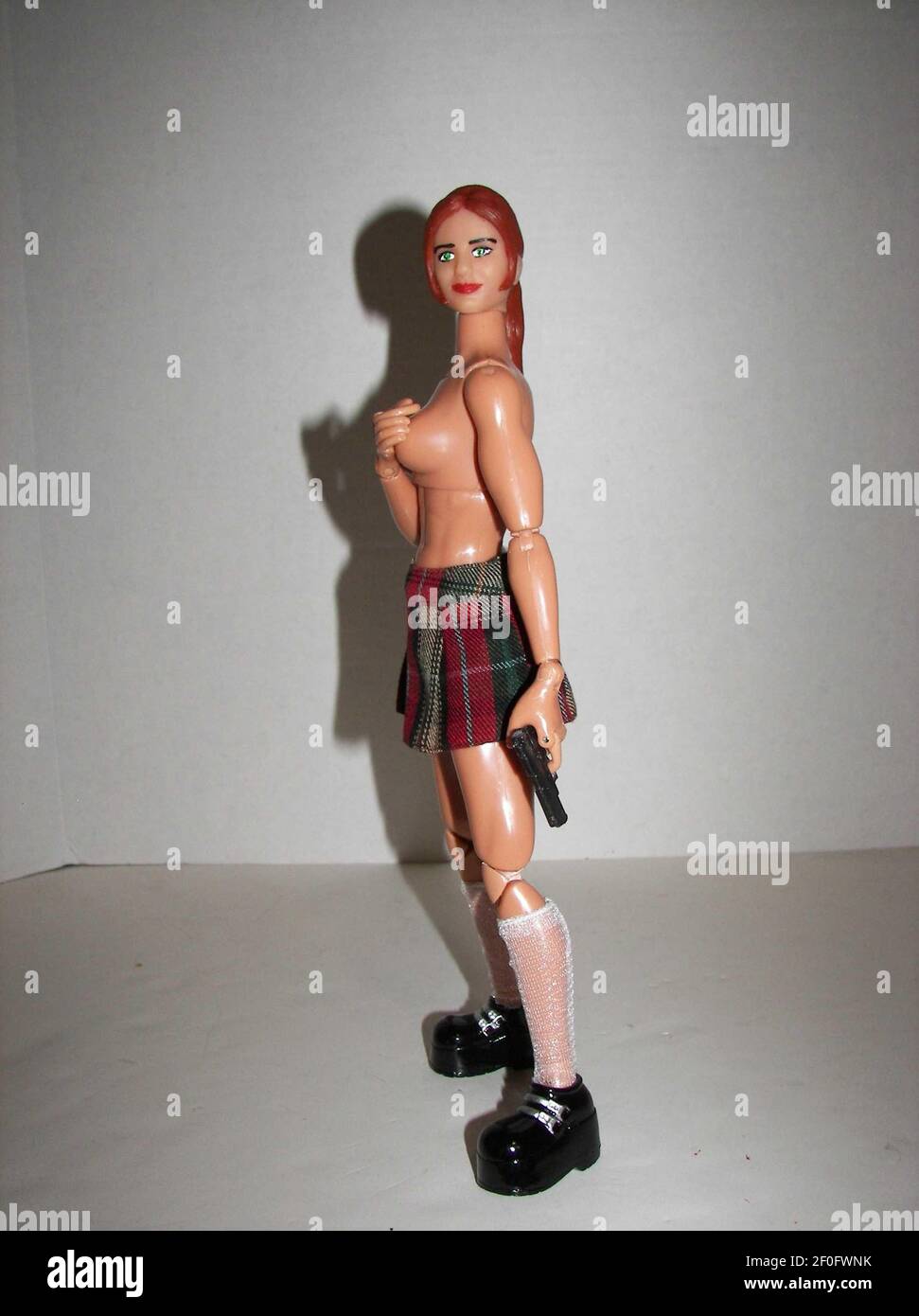 Oxford, CT - Accused Russian Spy Anna Chapman action figure made and sold by Herobuilders.com Herobuilders.com is a company based out of Connecticut that makes political, pop culture and custom action figures. Photo Credit: Herobuilders.com/Sipa Press***FOR EDITORIAL RIGHTS ONLY***/1007262058 Stock Photo
