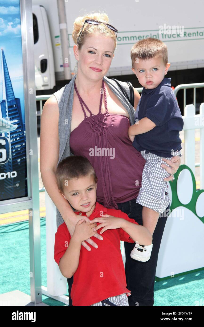 25 July 2010 Hollywood, California Melissa Joan Hart and children