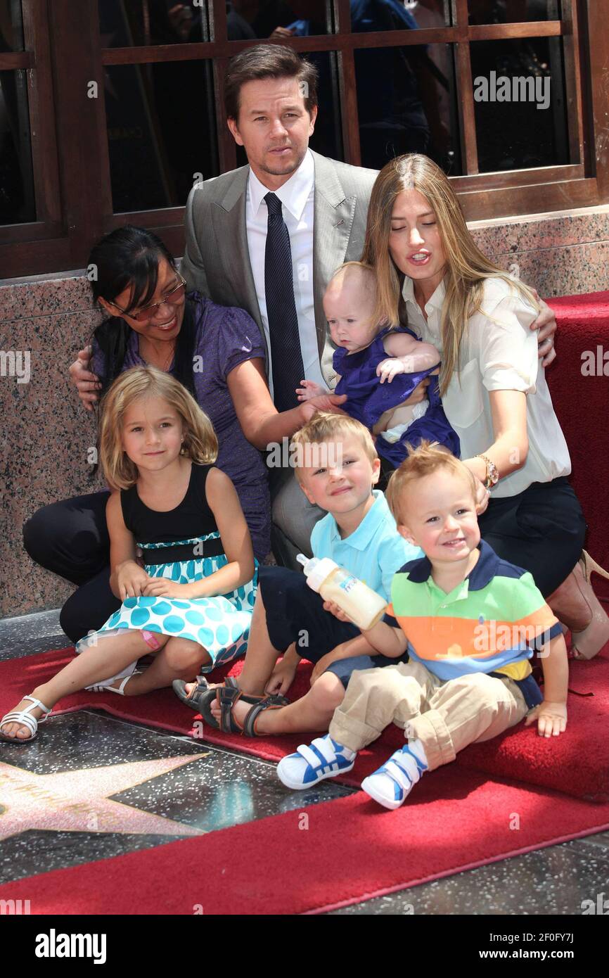 29 July 2010 Hollywood, California Actor Mark Wahlberg poses with his