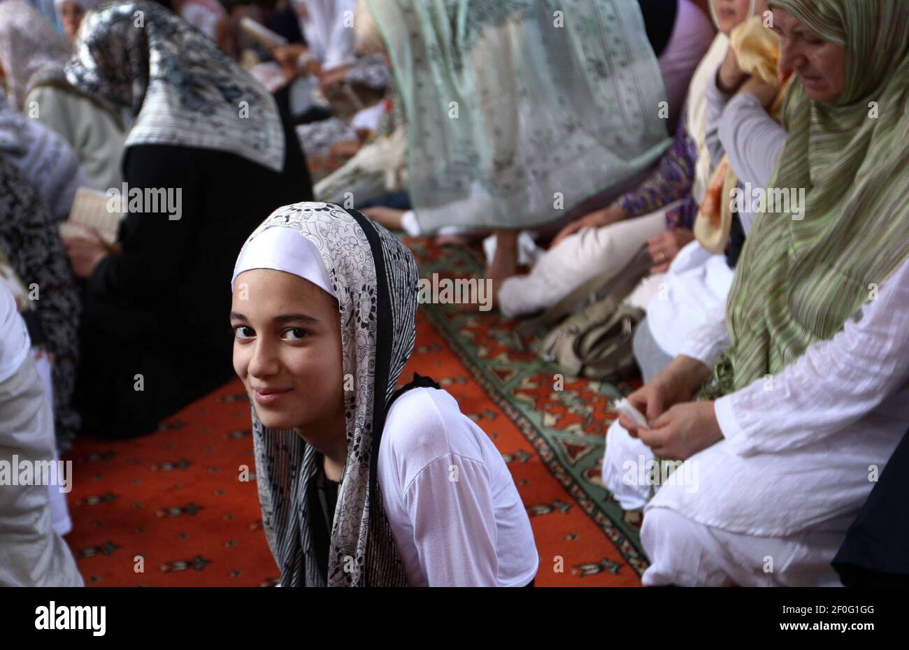 20 August 2010 Istanbul, Turkey A Muslim worshiper is seen in the