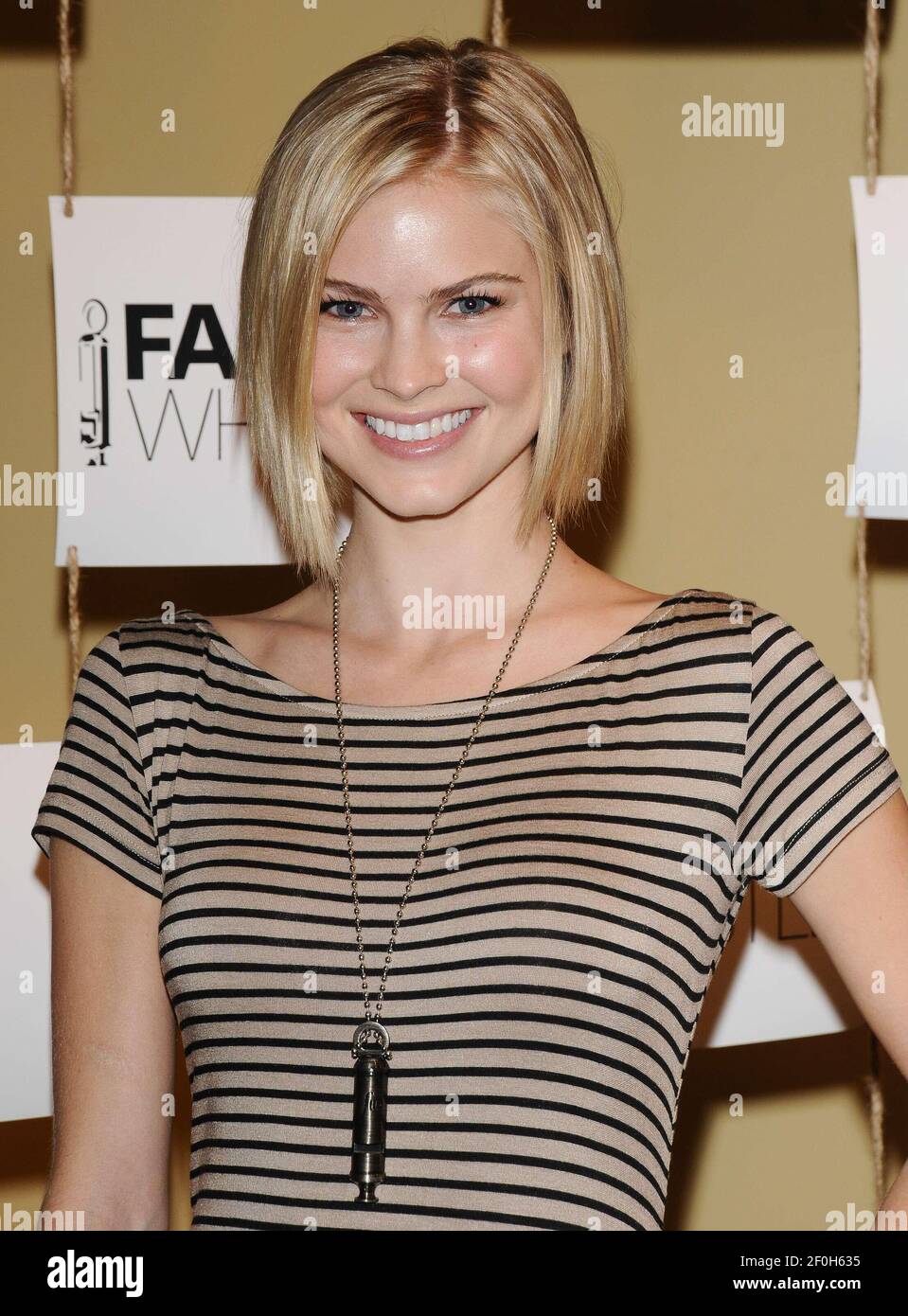Kenzie Dalton. 10 December 2010, Los Angeles, CA. Human Rights Day  Celebration Benefiting Falling Whistles Organization charity event at  Tufenkian Gallery. Photo Credit: Giulio Marcocchi/Sipa Press./Whistles  gm.021/1012122242 Stock Photo - Alamy