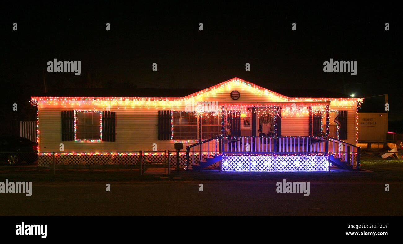 22nd December 2010 Galliano, Louisiana, USA Christmas on the bayou