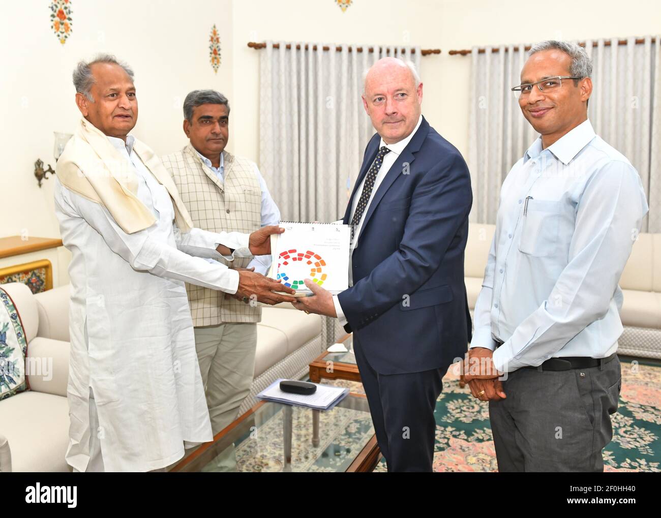 Jaipur, Rajasthan, India, March, 6, 2021 Rajasthan Chief Minister