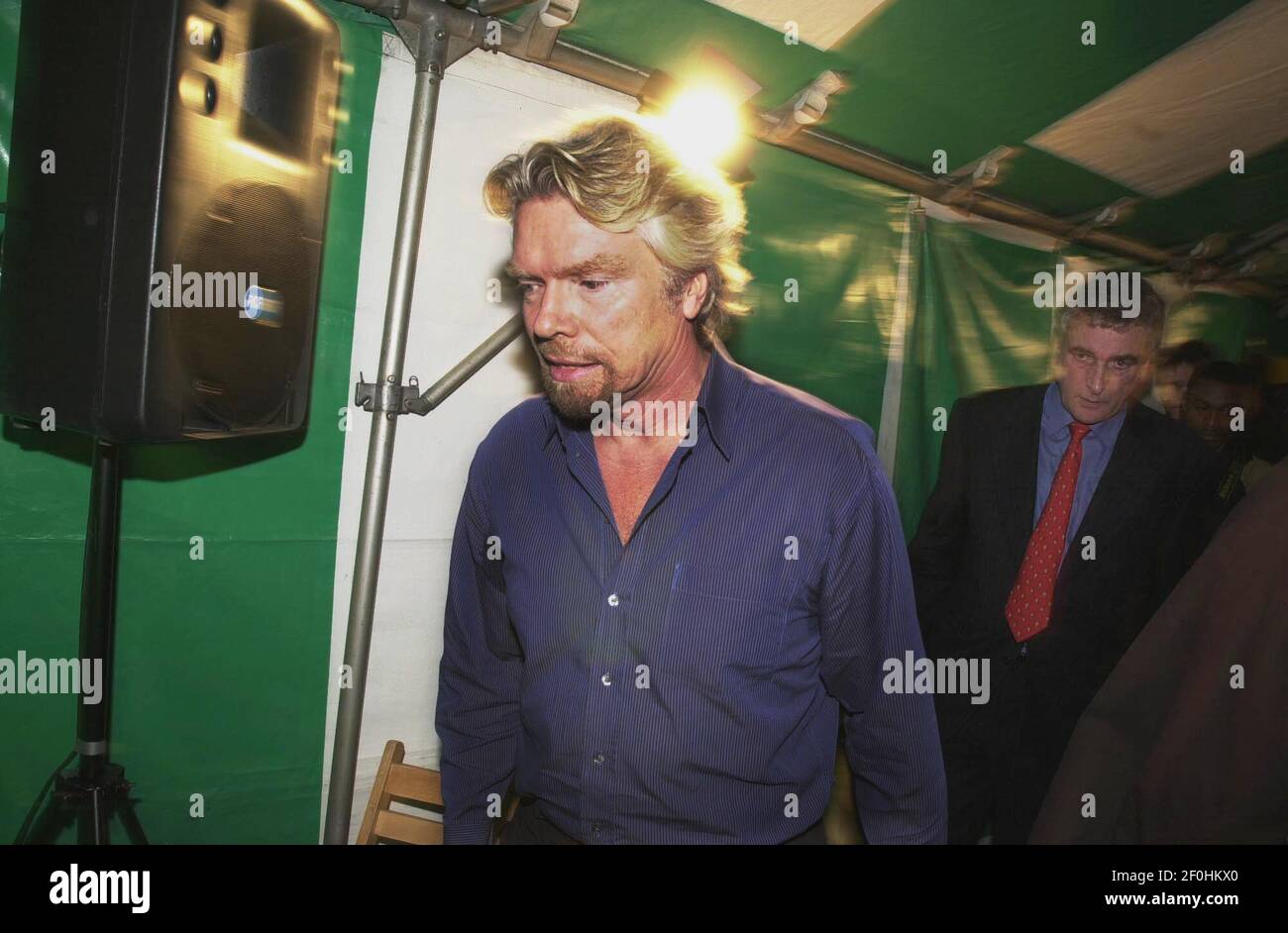 Richard Branson Virgin Boss Dec 2000after Receiving The News That