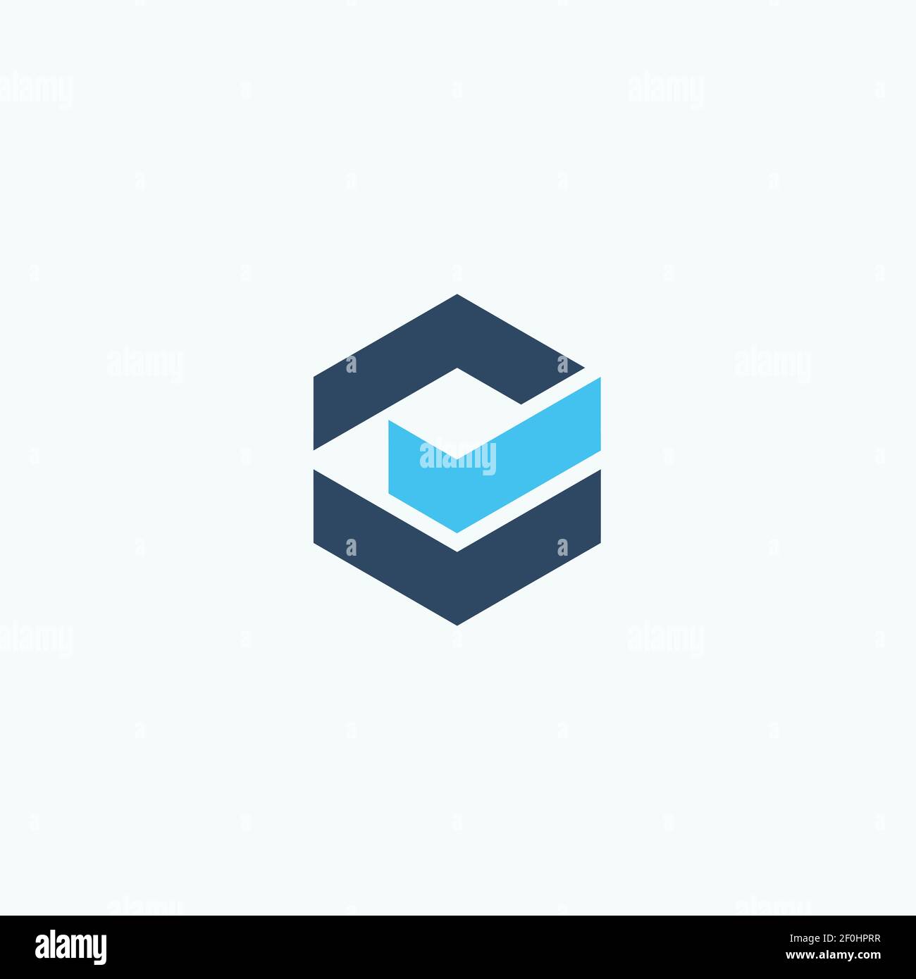 Abstract geometric logo concept, check mark icon, unusual letter B ...