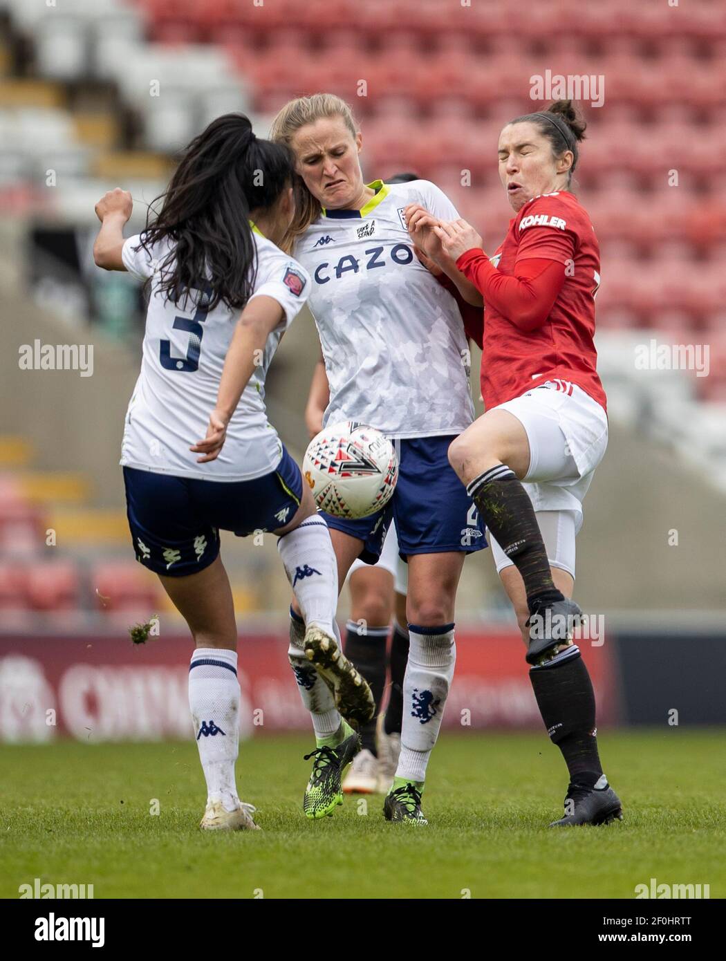 Leigh Sports Village, Lancashire, UK. 7th Mar, 2021. Women's English