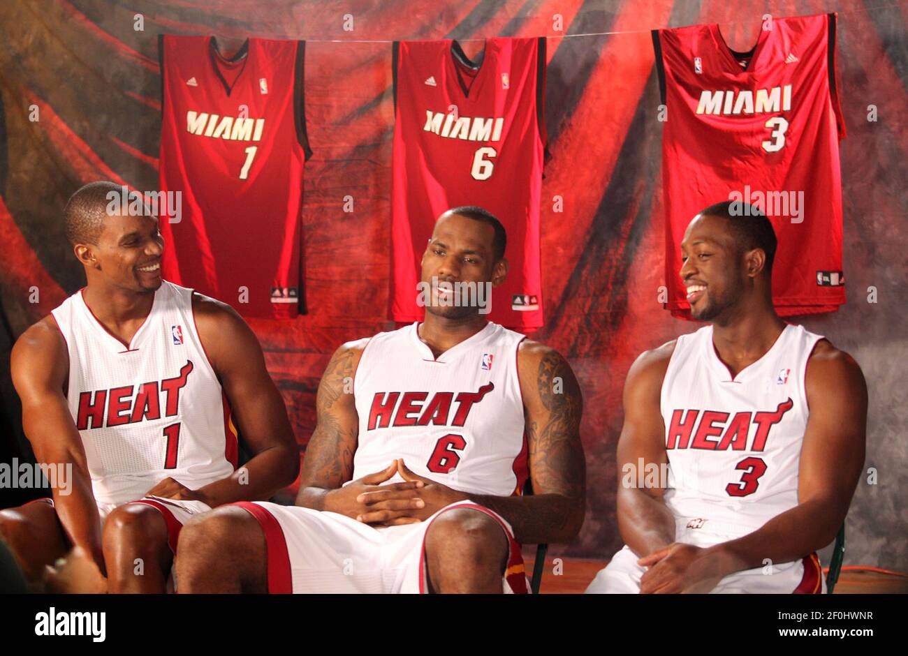 lebron miami heat team