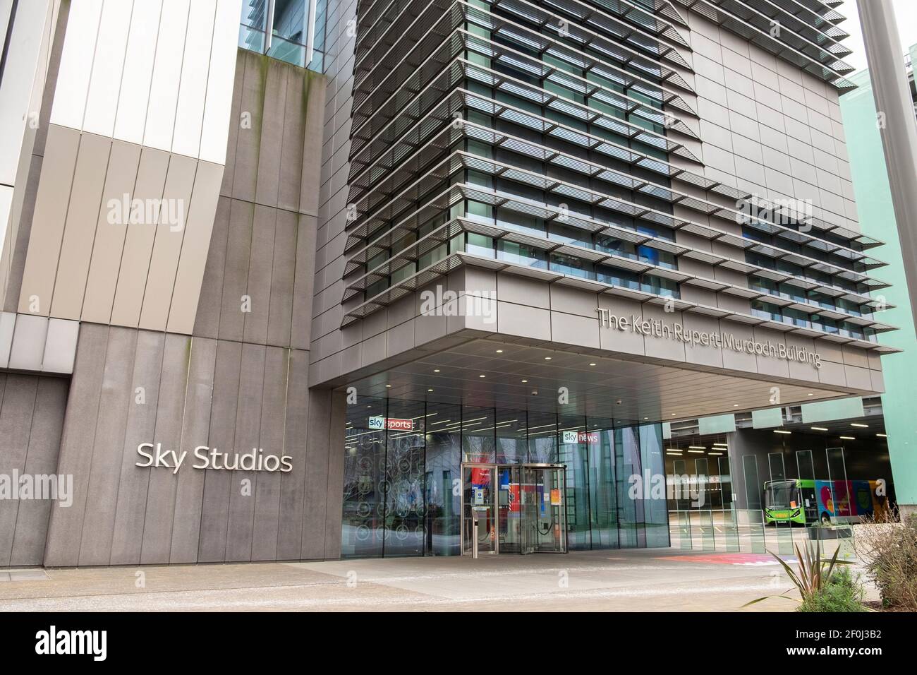 Sky Studios in Isleworth Stock Photo