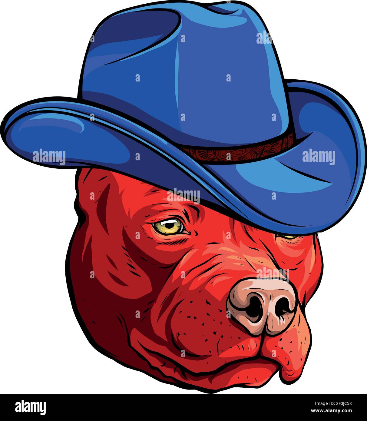 Red nose hotsell cowboy pitbull