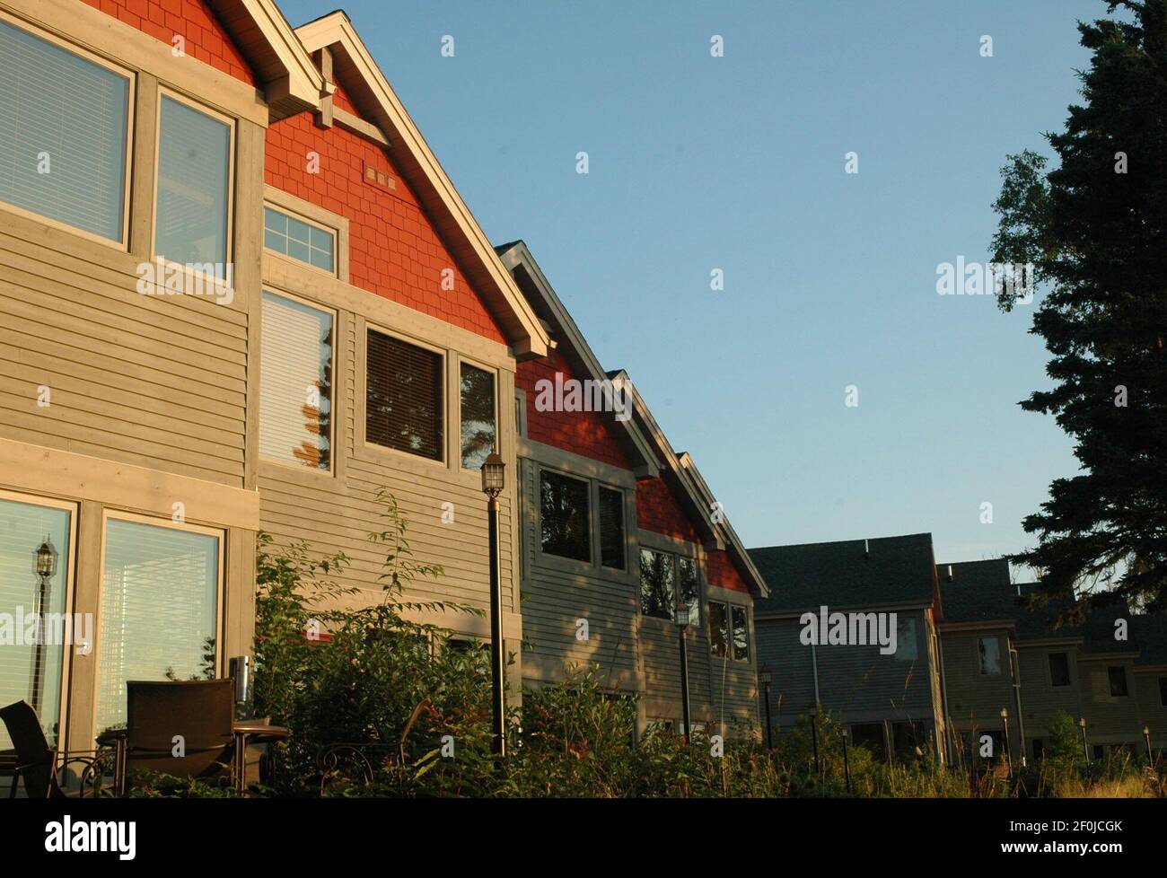 The threebedroom Cliff House Townhomes were built in 2005 and are