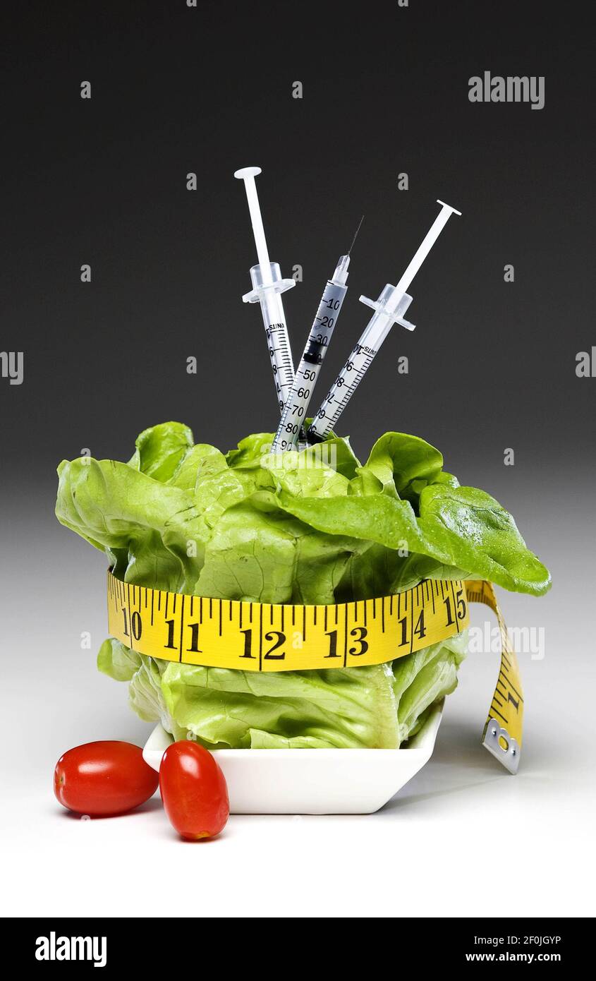 The HCG diet promises that dieters can lose 40 pounds in 40 days. (Photo by Ross Hailey/Fort Worth Star-Telegram/MCT/Sipa USA) Stock Photo