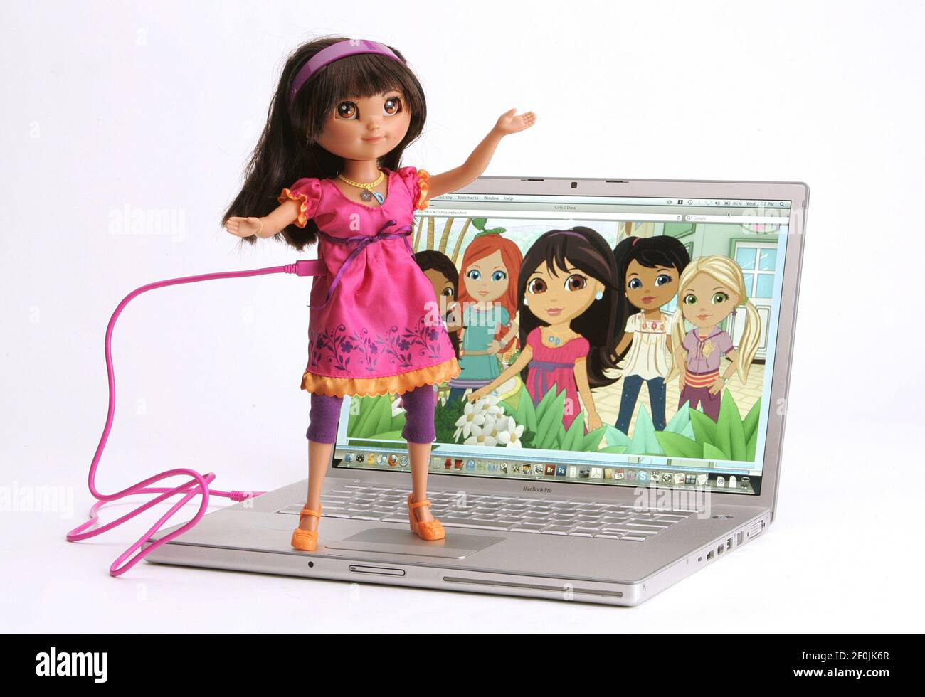 As doll sales drop for &apos;tween-age girls, companies try to win them  back with technology. Some dolls, such as the Dora the Explorer Doll, have  a USB port so that you can
