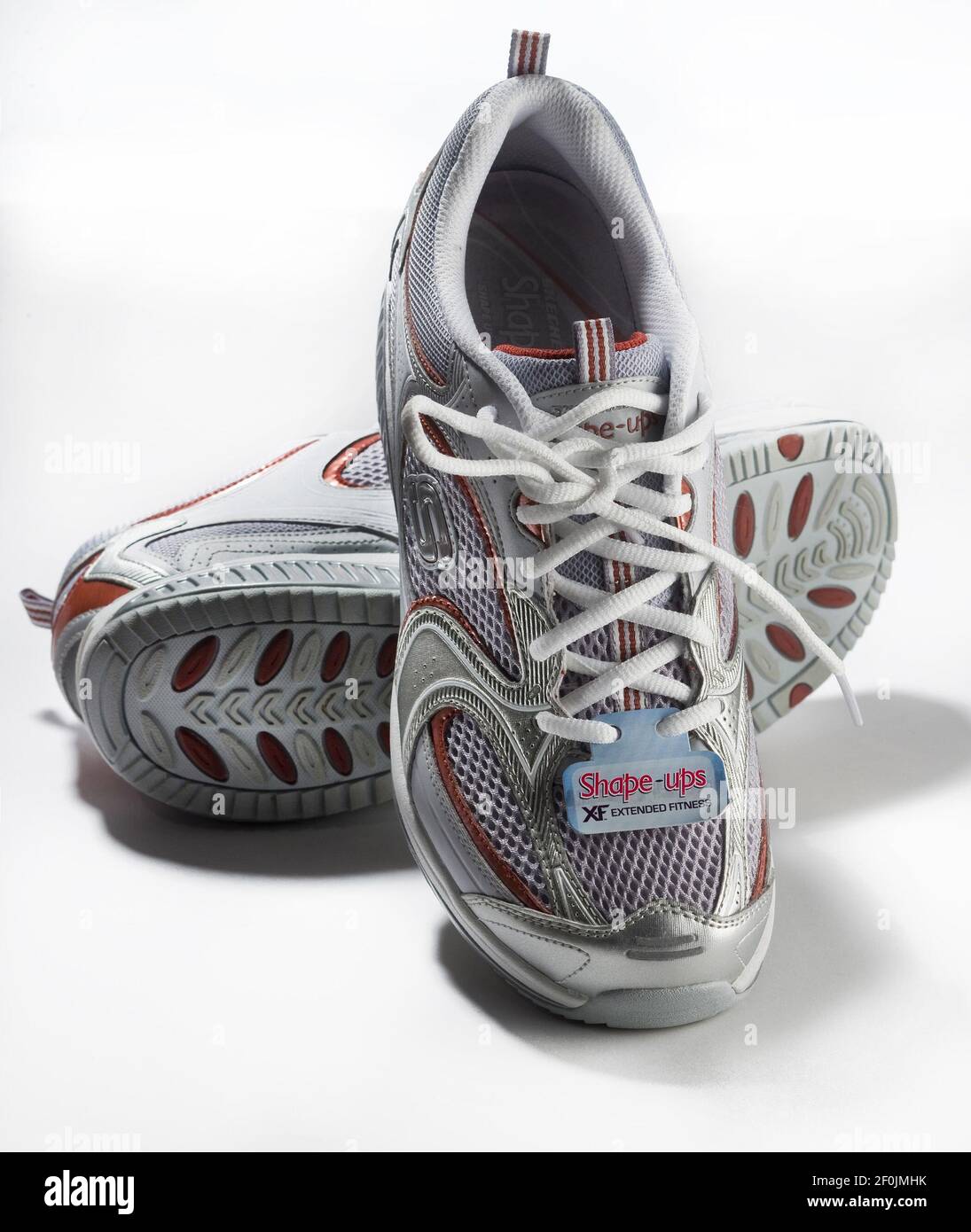 Skechers Shape-ups XF: Extended Fitness for Women ($110, skechers.com) has  a Rocker-bottom curved sole that simulates walking on soft sand. (Photo by  Bill Hogan/Chicago Tribune/MCT/Sipa USA Stock Photo - Alamy