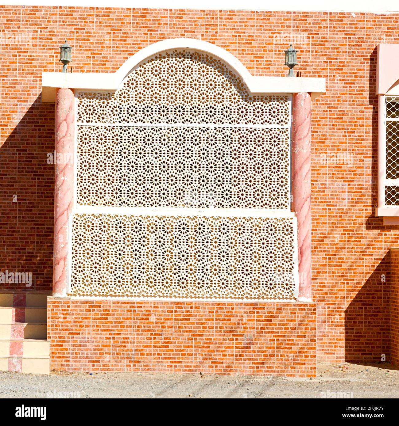In oman new house brick building Stock Photo Alamy