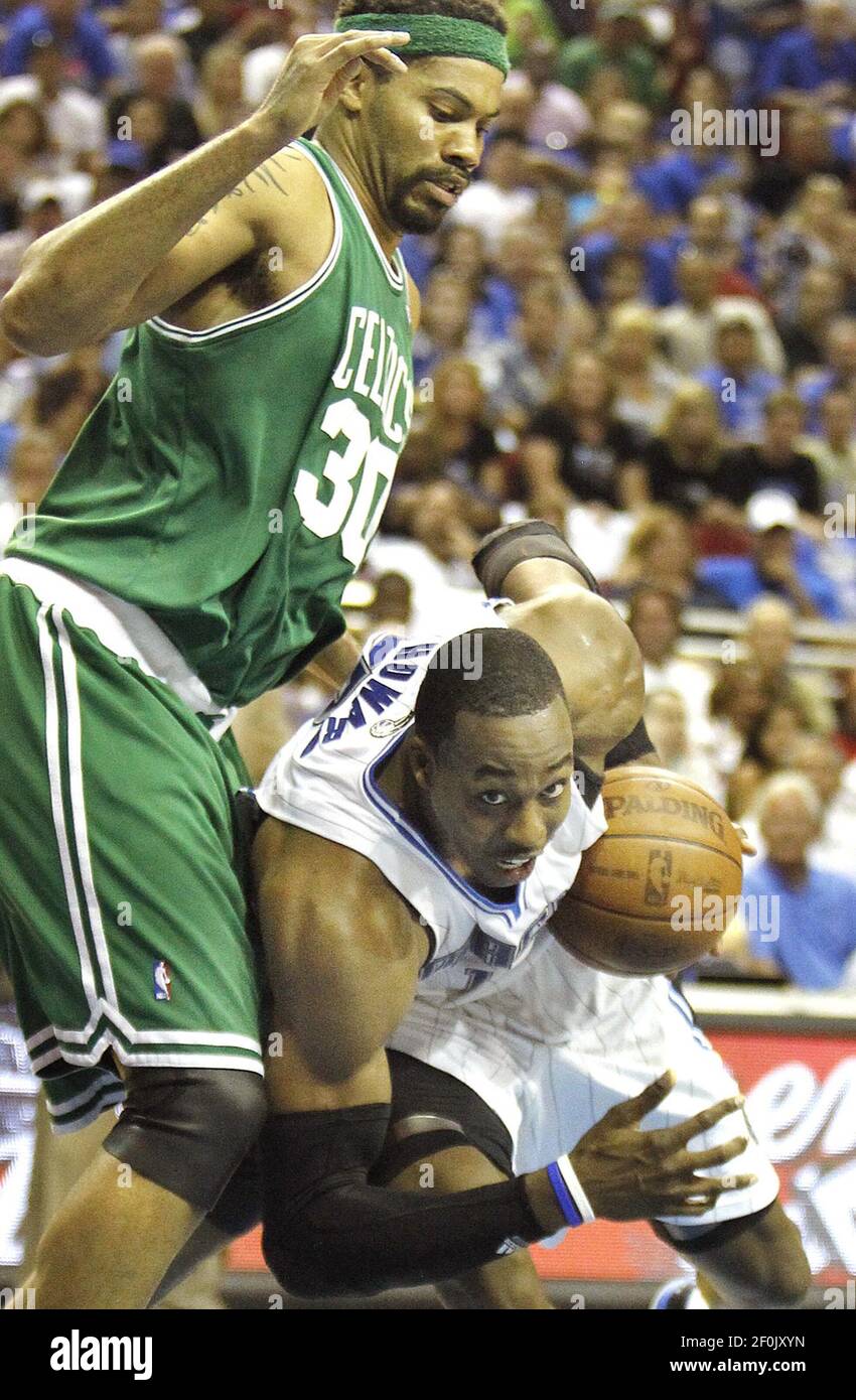 Boston Celtics forward Rasheed Wallace looks on against the Denver Nuggets  in the fourth quarter of the Nuggets' 114-105 victory in an NBA basketball  game in Denver on Sunday, Feb. 21, 2010. (