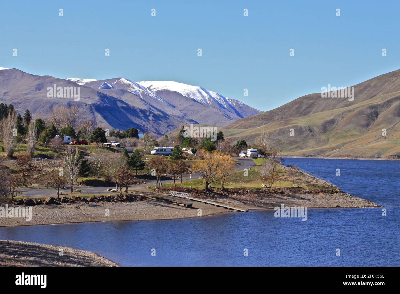 Woodhead Park at Brownlee Reservoir is popular in the spring. (Photo by (Pete Zimowsky/Idaho