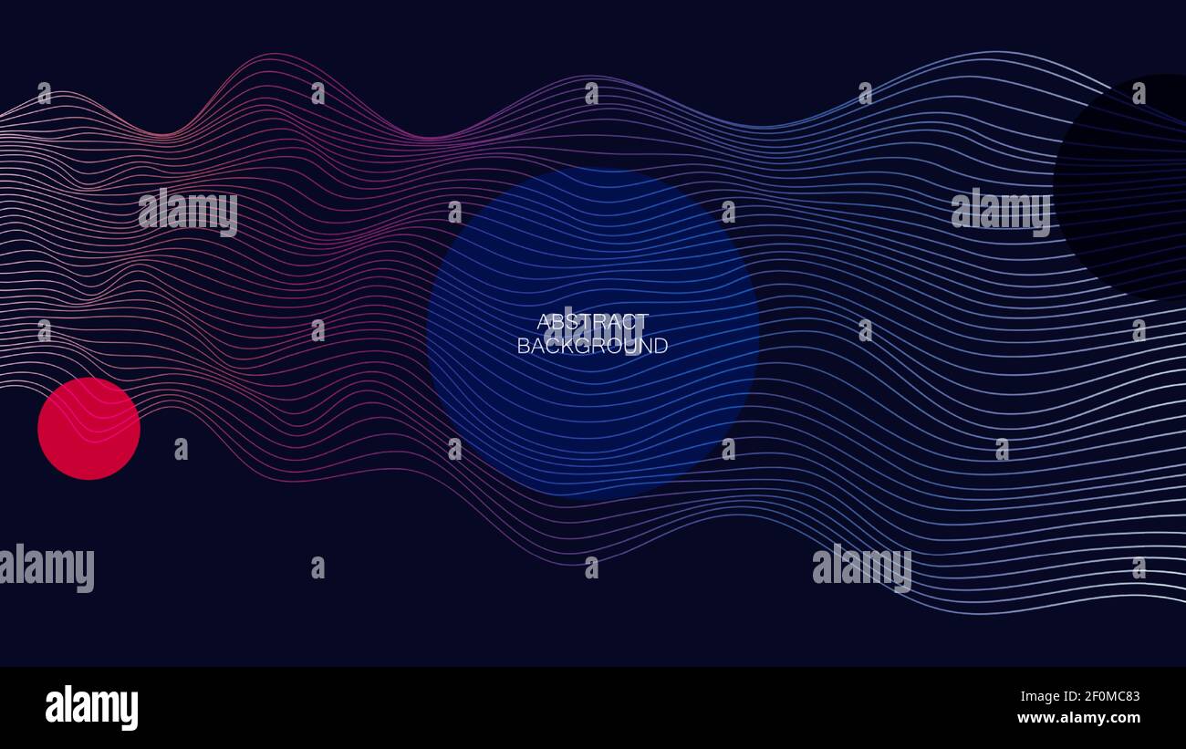 Dynamic blue wave textured style background design. Modern abstract ...