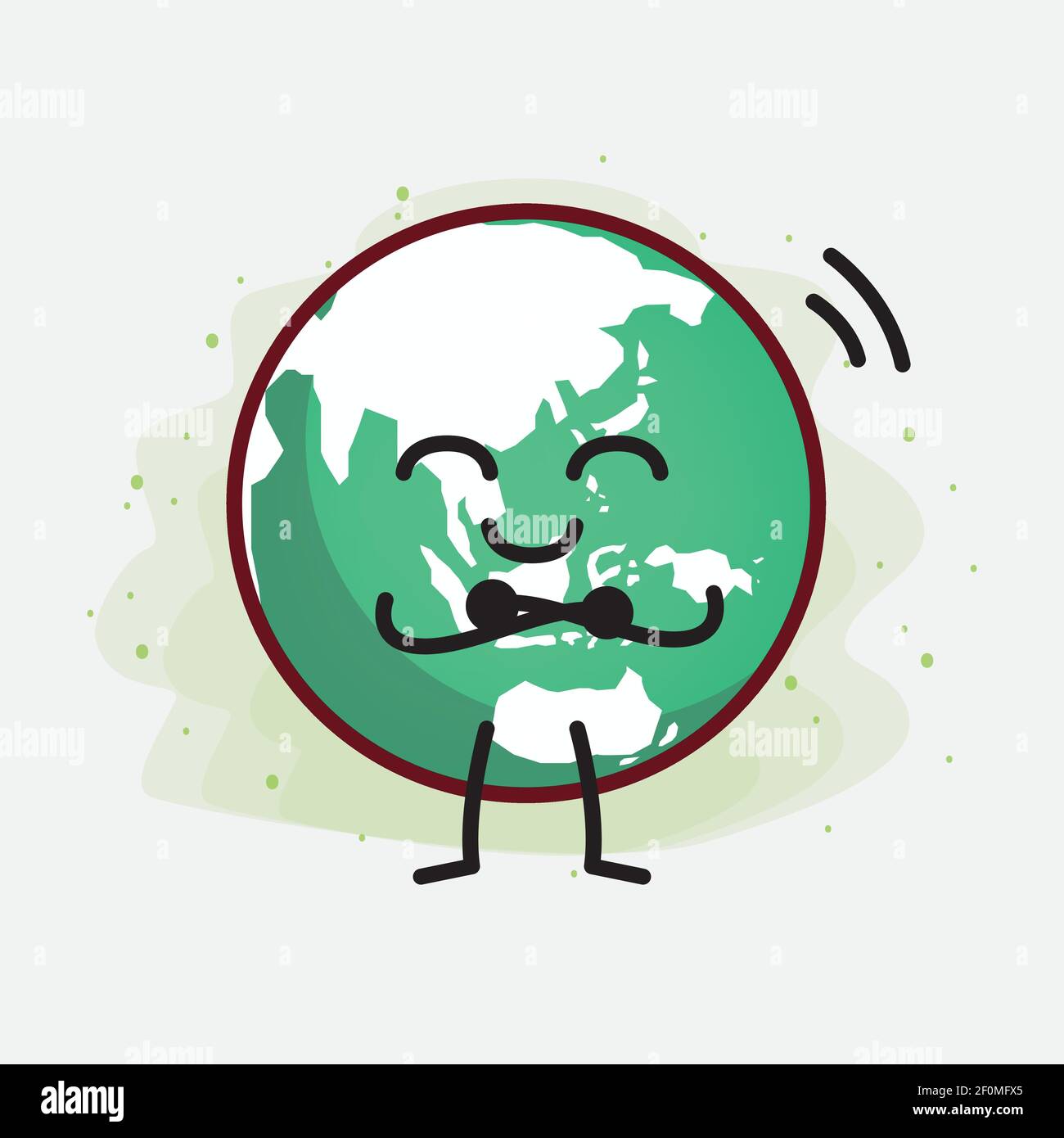 Drawing planet earth on green hi-res stock photography and images ...