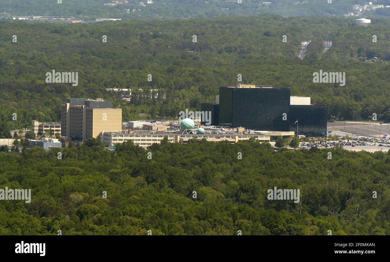 The National Security Agency at Fort Meade, Md., in a 2006 file image.  (Photo by Jerry Jackson/Baltimore Sun/TNS/Sipa USA Stock Photo - Alamy