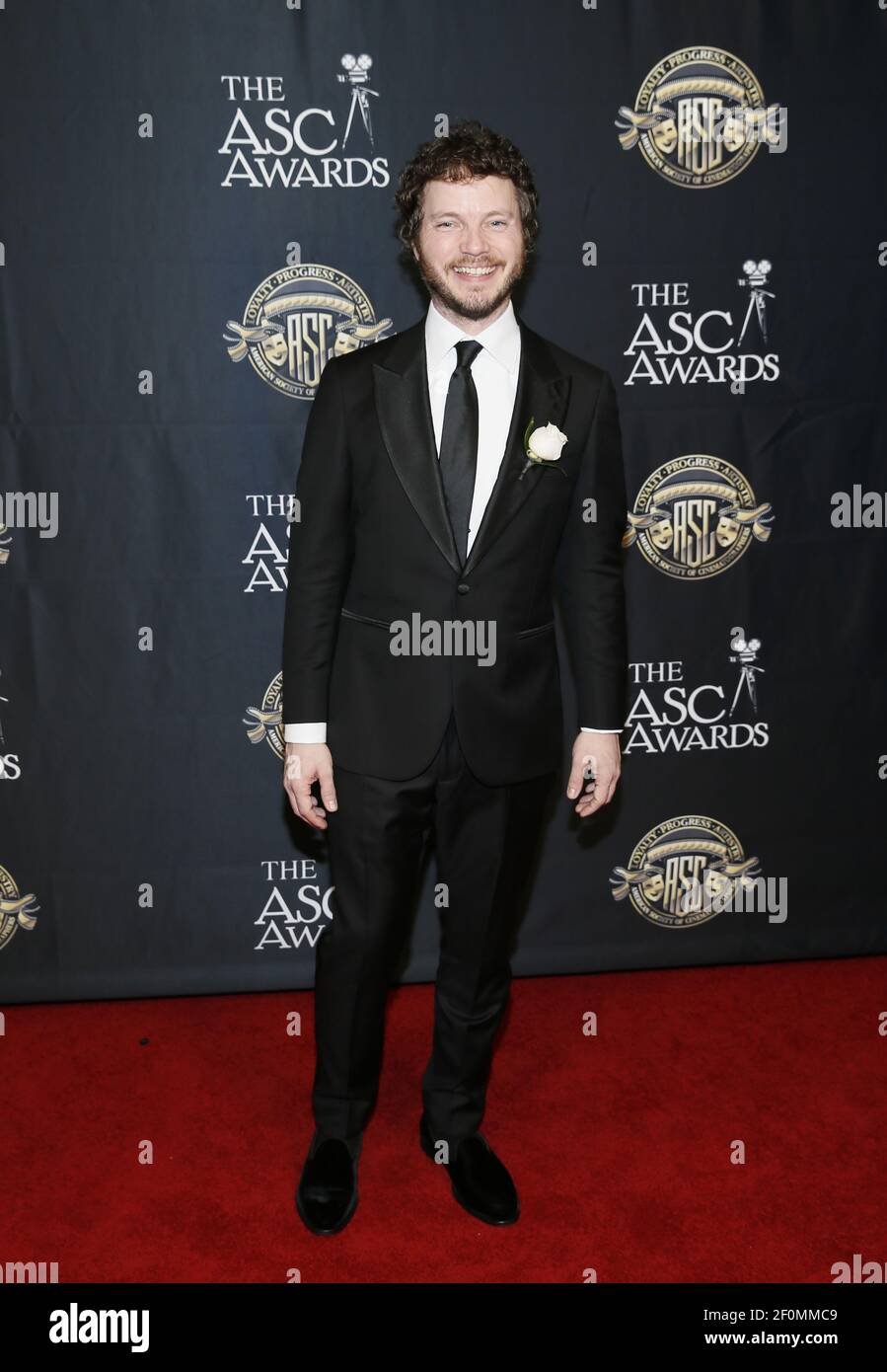 Nominee British cinematographer Ben Richardson poses at the 33rd annual ASC Awards and The American Society of Cinematographers 100th Anniversary Celebration at the Ray Dolby Ballroom at Hollywood & Highland, Saturday, February 9, 2019 in Hollywood, California. (Photo by Danny Moloshok/imageSPACE / SIPA USA) Stock Photo