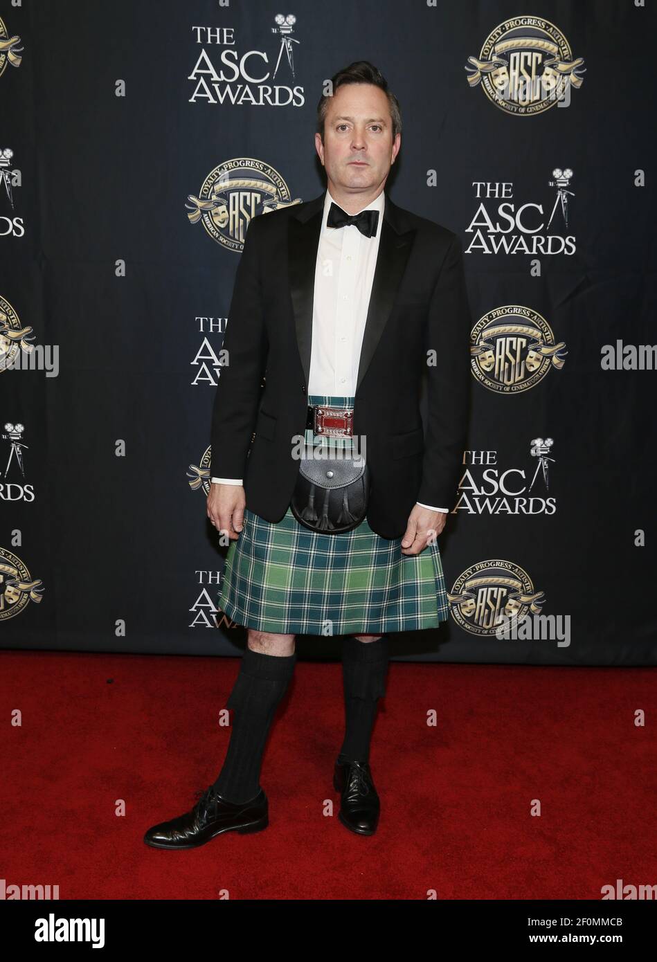 Actor Thomas Lennon poses at the 33rd annual ASC Awards and The American Society of Cinematographers 100th Anniversary Celebration at the Ray Dolby Ballroom at Hollywood & Highland, Saturday, February 9, 2019 in Hollywood, California. (Photo by Danny Moloshok/imageSPACE / SIPA USA) Stock Photo