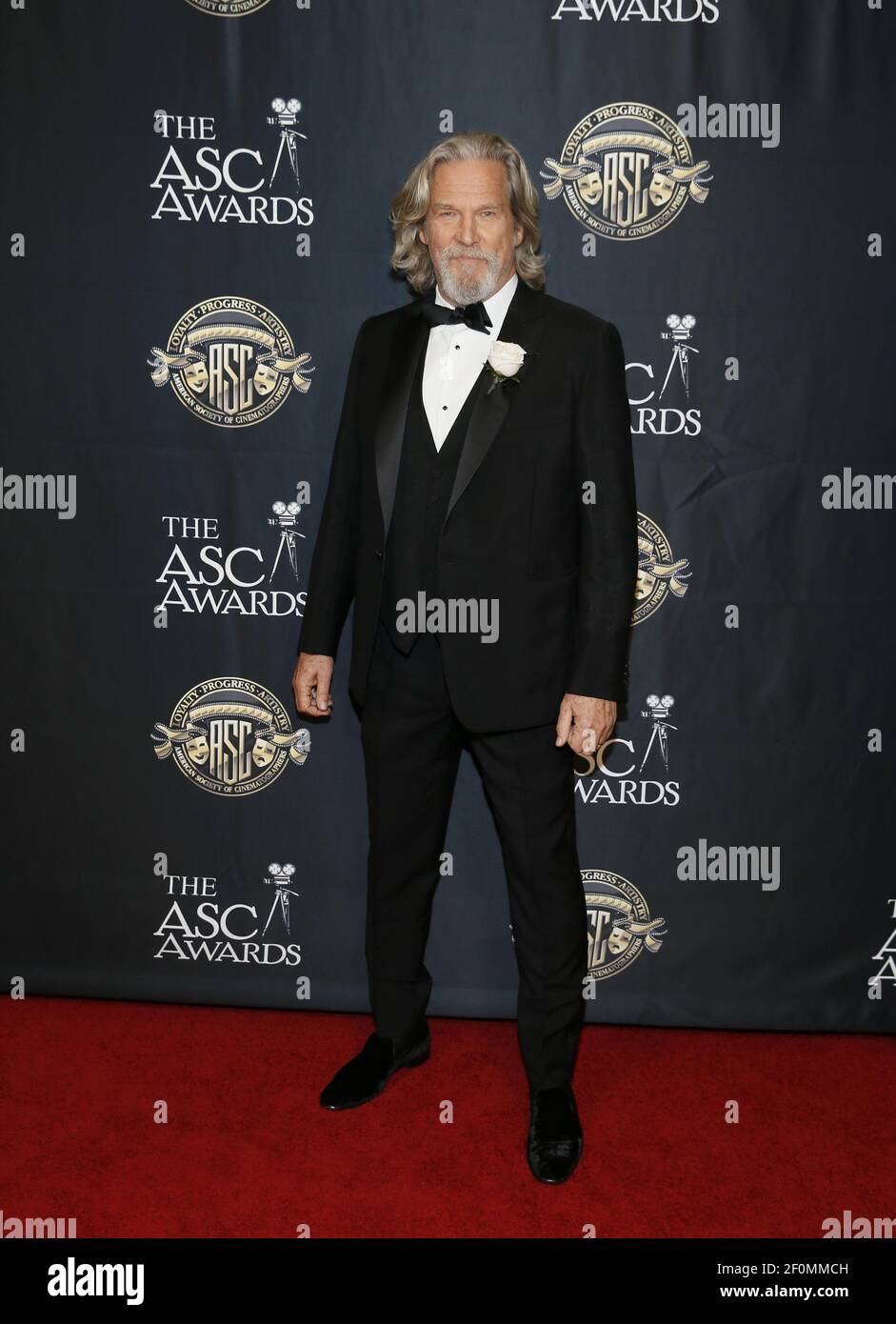 ASC Board of Governors Award honoree Jeff Bridges poses at the 33rd annual ASC Awards and The American Society of Cinematographers 100th Anniversary Celebration at the Ray Dolby Ballroom at Hollywood & Highland, Saturday, February 9, 2019 in Hollywood, California. (Photo by Danny Moloshok/imageSPACE / SIPA USA) Stock Photo