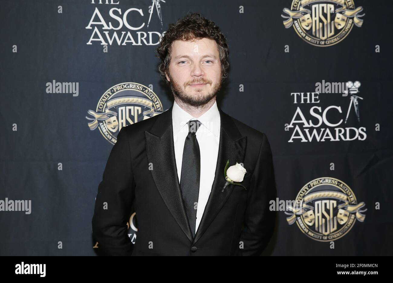 Nominee British cinematographer Ben Richardson poses at the 33rd annual ASC Awards and The American Society of Cinematographers 100th Anniversary Celebration at the Ray Dolby Ballroom at Hollywood & Highland, Saturday, February 9, 2019 in Hollywood, California. (Photo by Danny Moloshok/imageSPACE / SIPA USA) Stock Photo