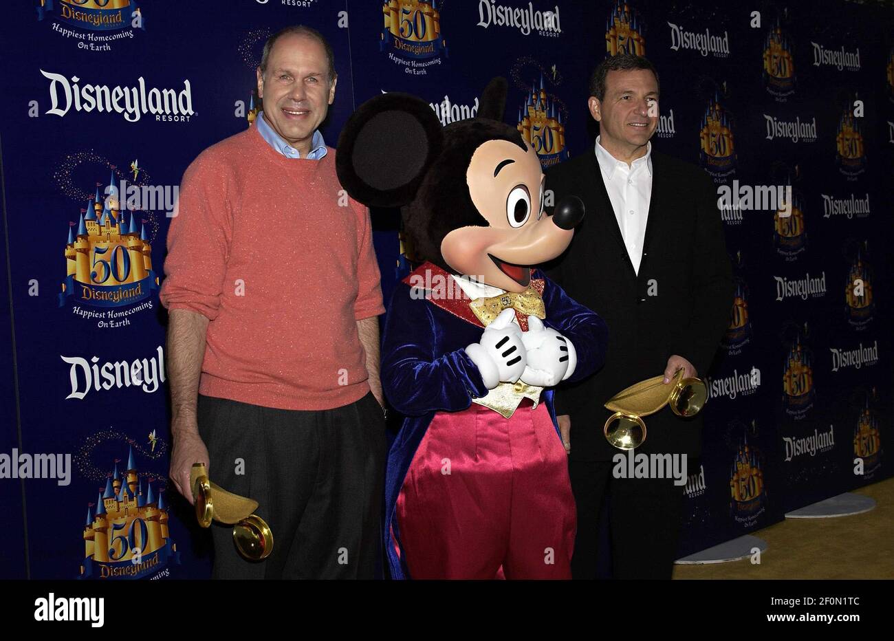 4 May 2005 Anaheim, California Michael Eisner, Mickey Mouse and